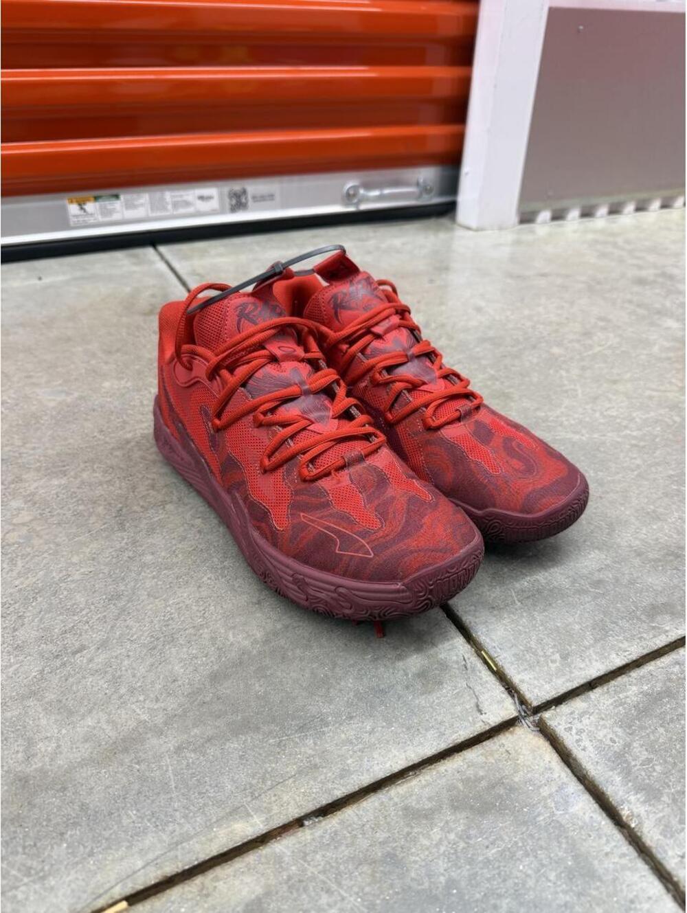 Puma LaMelo Ball MB.03 Lo TB Team Regal Red basketball shoes size 10 MENS